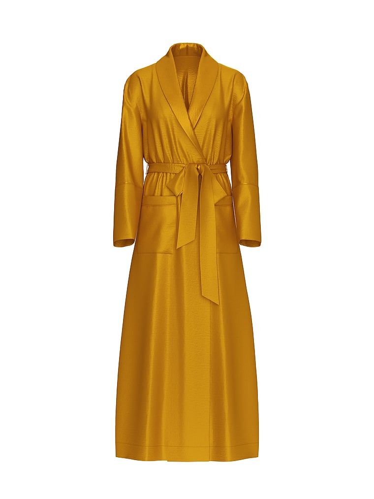 Victoria's Secret Szlafrok satynowy maxi Luxe