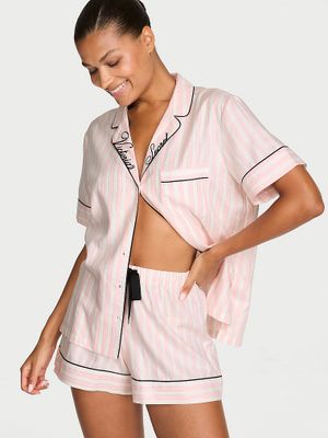 Victoria's Secret Flanelowa piżama z szortami