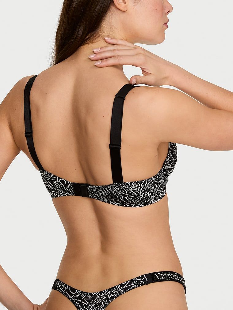 Biustonosz push-up Shine Strap. Produkt ma kolor wzorzysty i pochodzi z kolekcji Very Sexy. 