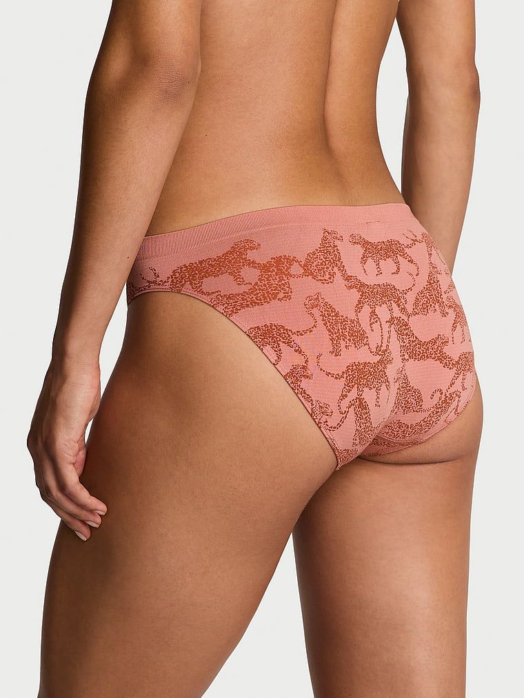 Majtki bezszwowe Seamless Bikini. Produkt jest wzorzysty i pochodzi z kolekcji Seamless. 