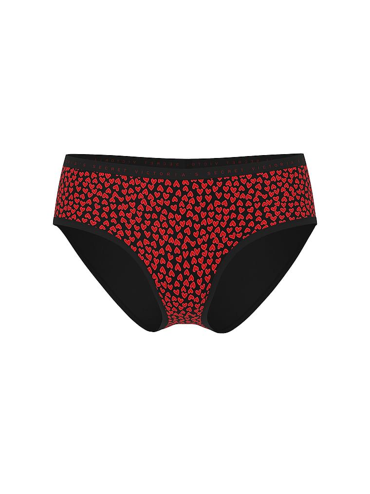 Majtki bawełniane Hiphugger. Produkt jest wzorzysty i pochodzi z kolekcji Victoria's Secret. 