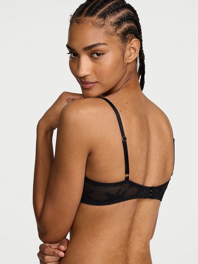 Biustonosz lekko usztywniany koronkowy Rose Plunge. Produkt ma kolor czarny i pochodzi z kolekcji Very Sexy. 