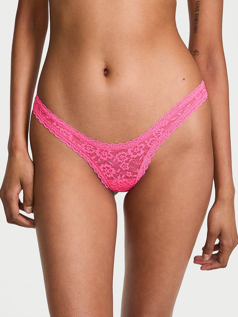 Lacie Stringi koronkowe Keyhole Ultra-Mini Scoop