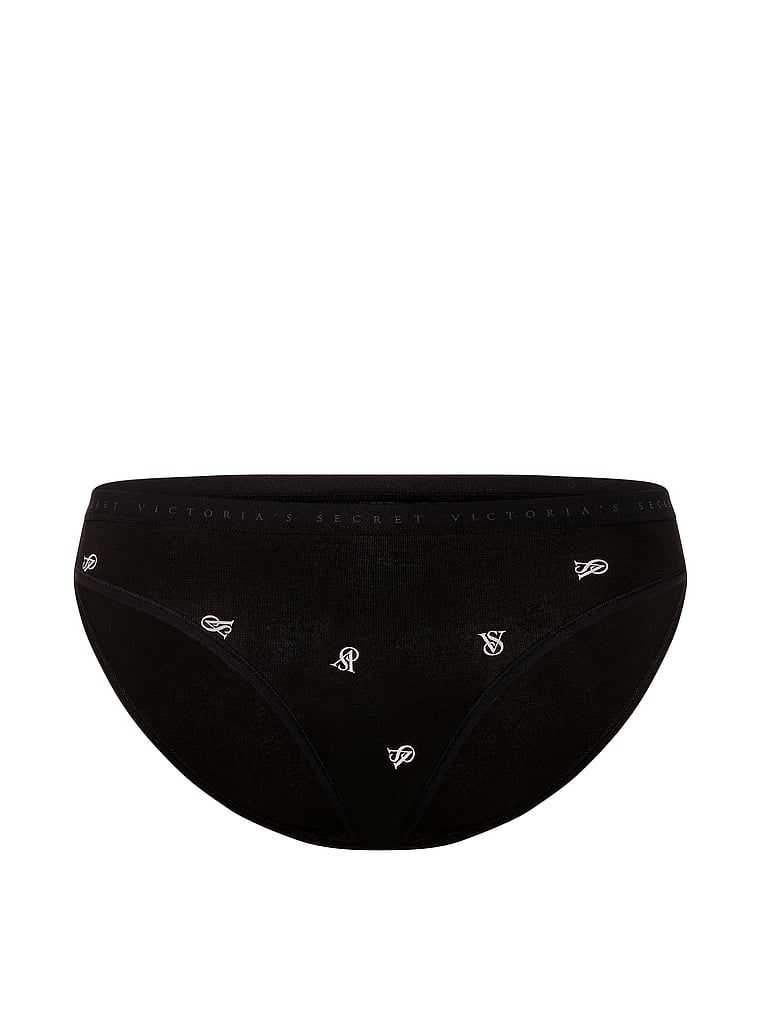 Majtki bawełniane Bikini. Produkt jest wzorzysty i pochodzi z kolekcji Victoria's Secret. 