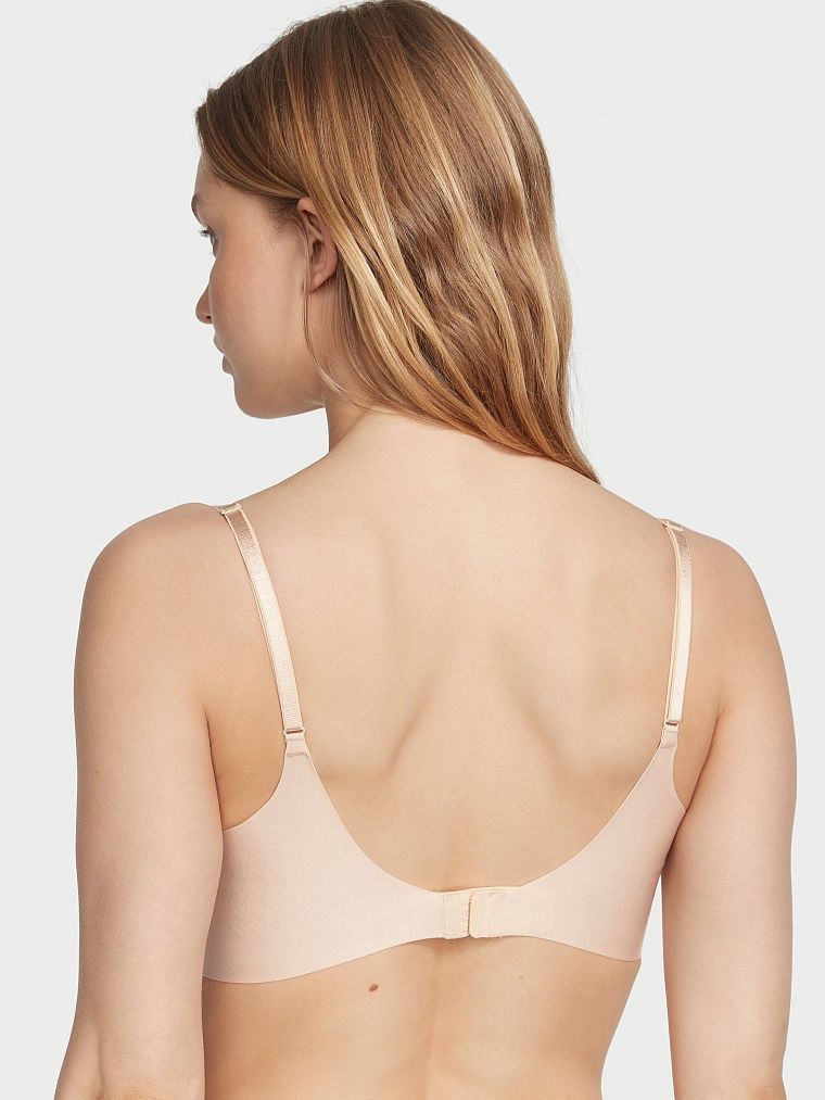 Victoria's Secret Bare Biustonosz do głębokich dekoltów z obniżonym tyłem Plunge Low-Back