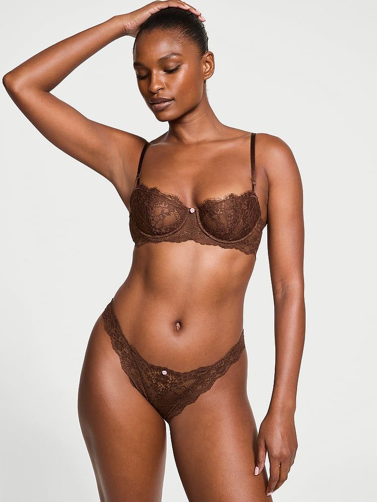 Dream Angels Majtki brazyliany koronkowe Brazilian