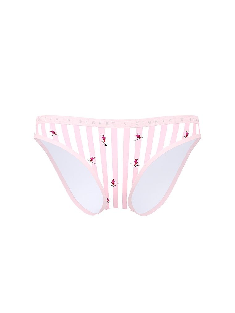Majtki bawełniane Bikini. Produkt jest wzorzysty i pochodzi z kolekcji Victoria's Secret. 