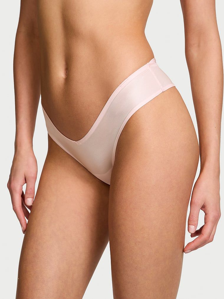 Majtki z paseczkami z tyłu i wysoko wyciętymi nogawkami Strappy-Back Cheeky. Produkt ma kolor różowy i pochodzi z kolekcji Very Sexy. 