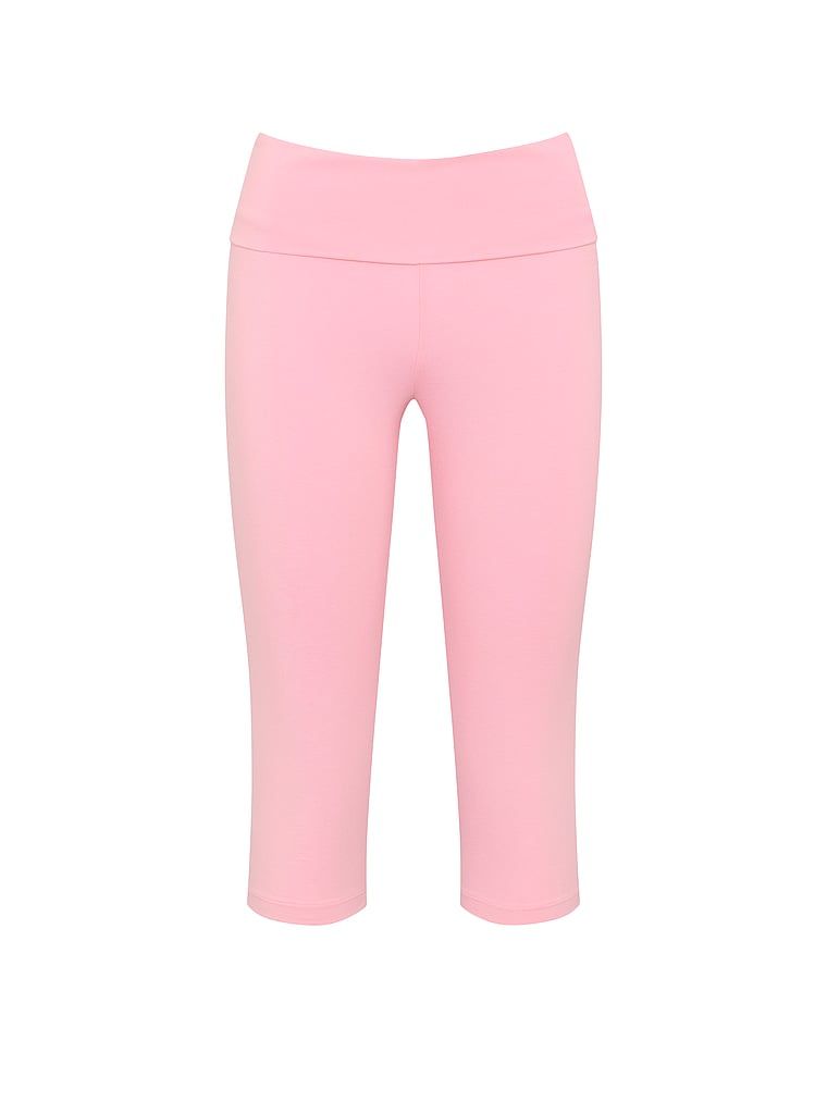 Legginsy bawełniane rybaczki Capri. Produkt ma kolor różowy i pochodzi z kolekcji Angel Essentials. 