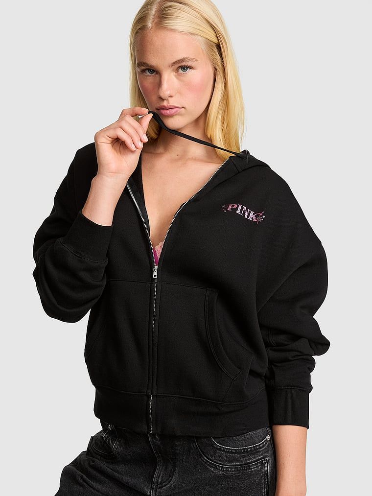 Bluza z kapturem Campus Fleece™ z pełnym zamkiem