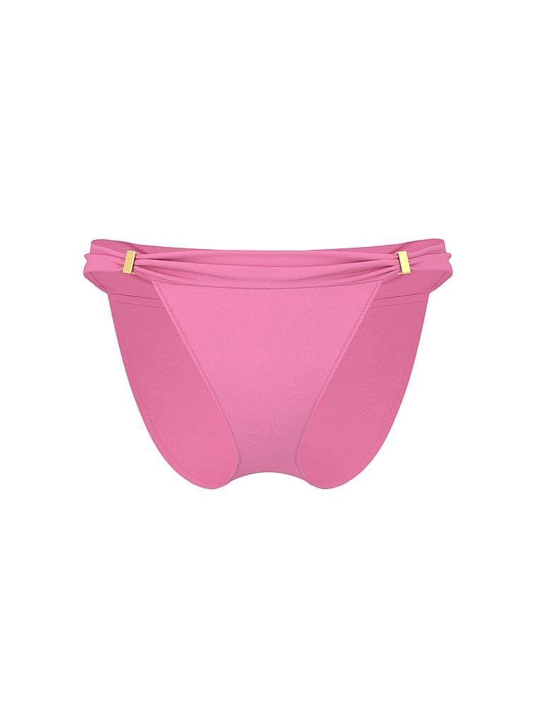 Dół od bikini Essential Harlow. Produkt ma kolor różowy i pochodzi z kolekcji Victoria's Secret Swim. 