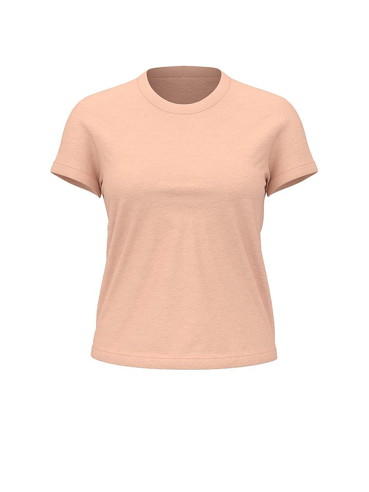 T-shirt bawełniany do spania Mix & Match. Produkt ma kolor różowy i pochodzi z kolekcji Victoria's Secret. 