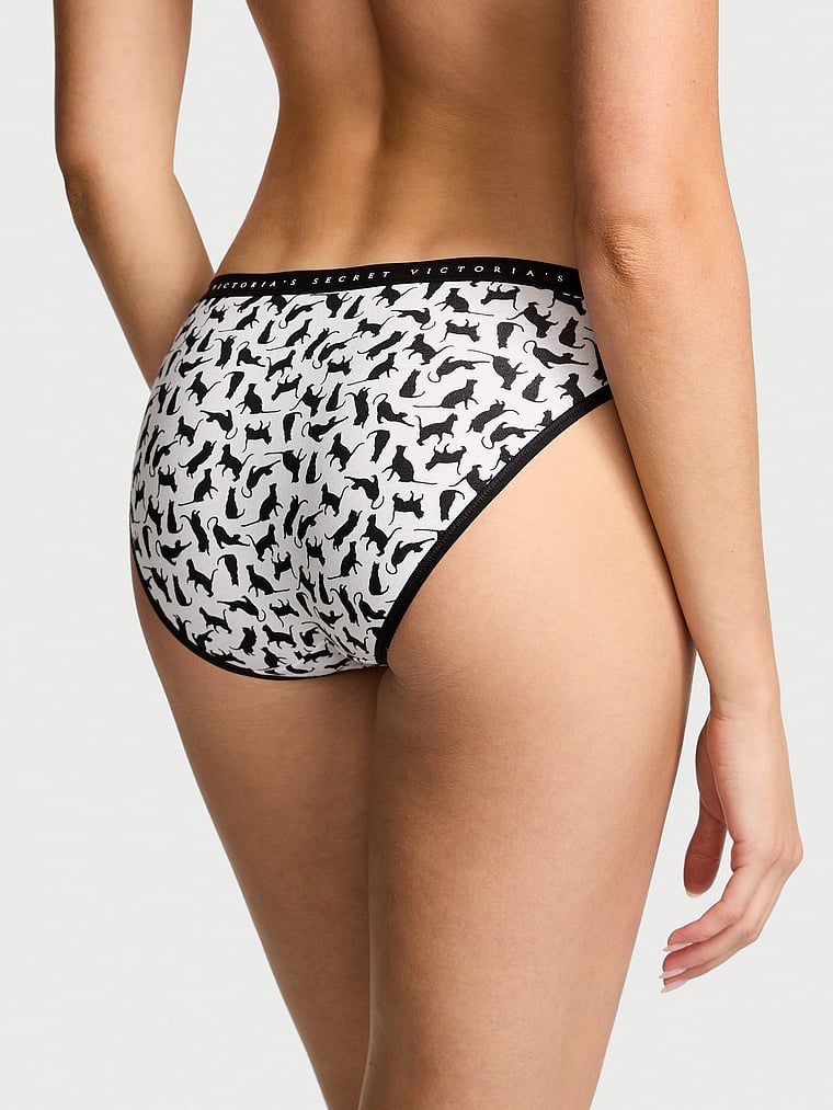 Majtki bawełniane Bikini. Produkt jest wzorzysty i pochodzi z kolekcji Victoria's Secret. 