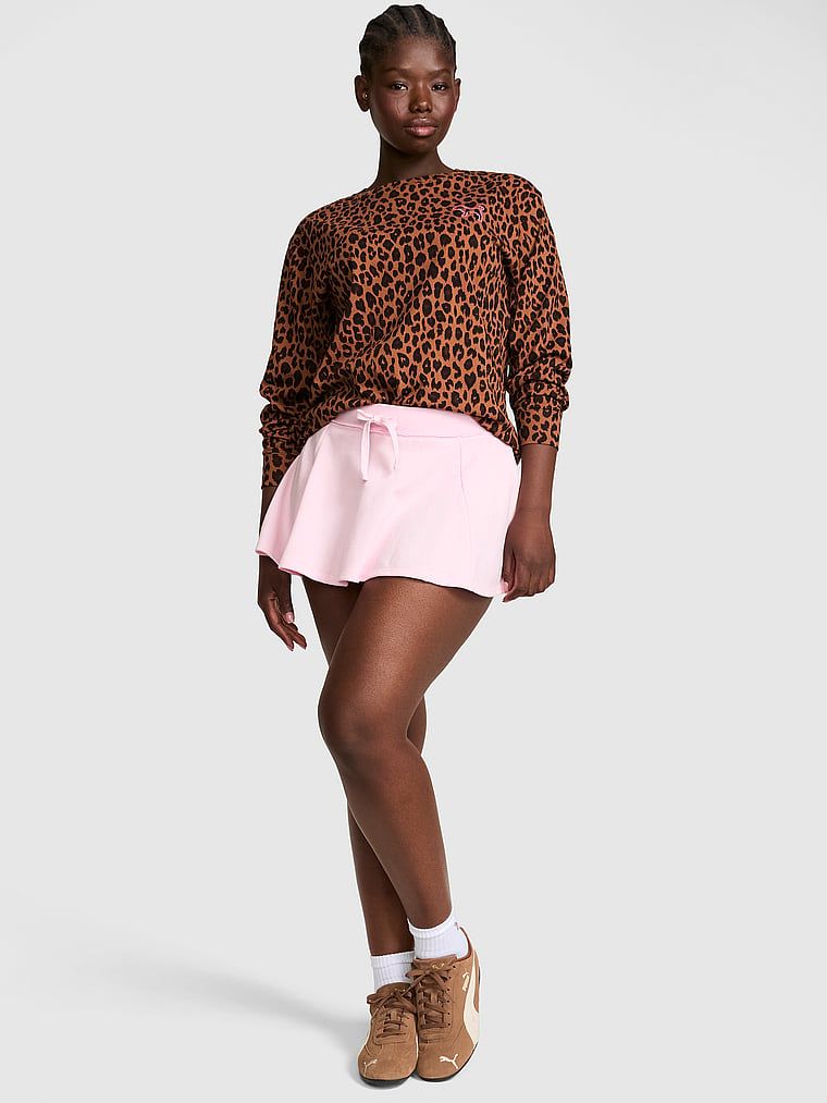 PINK Koszulka Campus Cotton z długim rękawem