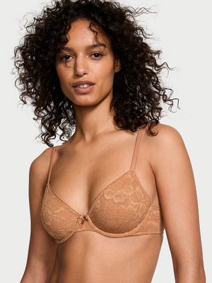 Body by Victoria Biustonosz nieusztywniany koronkowy Invisible Lift Demi
