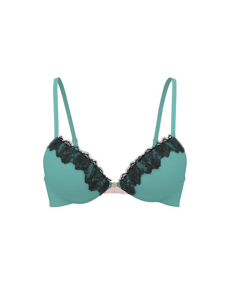 Very Sexy Biustonosz lekko usztywniany ze wstawkami z koronki Lace-Trim Demi