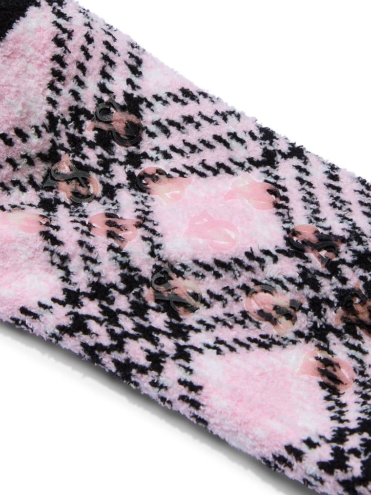 Skarpetki Marshmallow. Produkt jest wzorzysty i pochodzi z kolekcji Victoria's Secret. 