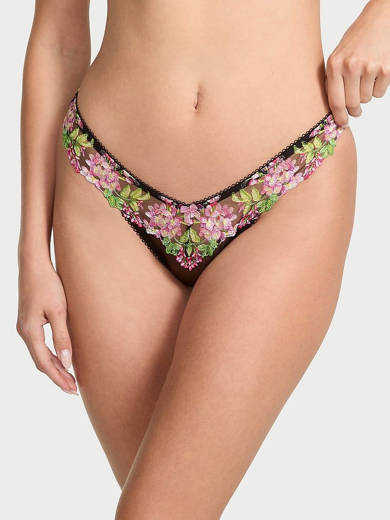 Dream Angels Majtki brazyliany Wisteria Brazilian Black Wisteria