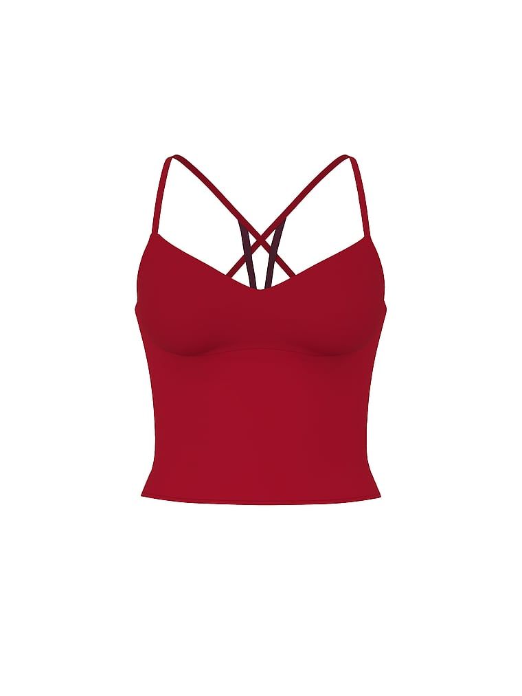 Top sportowy VSX Elevate Tipped and Accented. Produkt ma kolor czerwony i pochodzi z kolekcji VSX. 