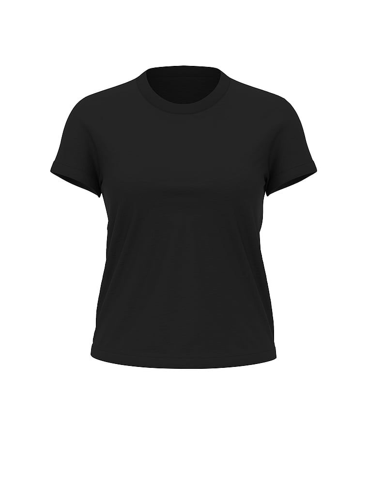 T-shirt bawełniany do spania Mix & Match. Produkt ma kolor czarny i pochodzi z kolekcji Victoria's Secret. 