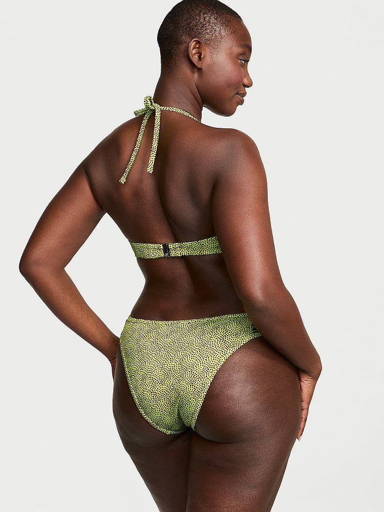 Góra od bikini z push-upem VS Archives Banded. Produkt jest wzorzysty i pochodzi z kolekcji Victoria's Secret Swim. 