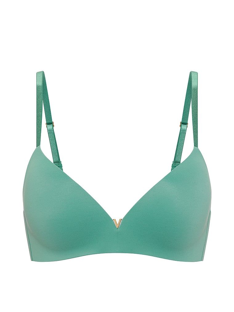 Biustonosz push-up bez fiszbin. Produkt ma kolor niebieski i pochodzi z kolekcji Love Cloud. 