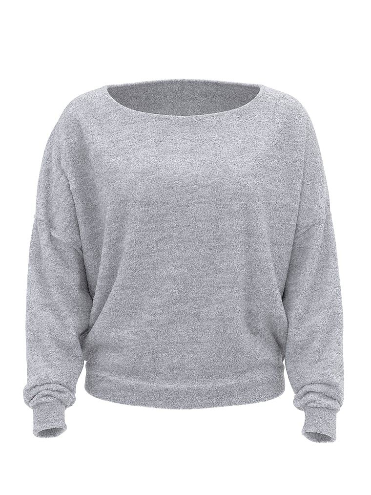 Victoria's Secret Bluza dzianinowa z szerokim dekoltem Summer Knit