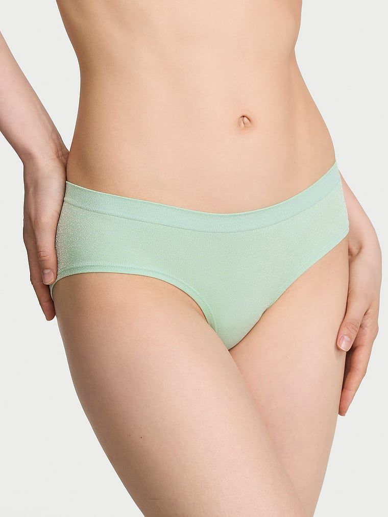 Seamless Majtki z błyszczącego materiału Shimmer Hiphugger