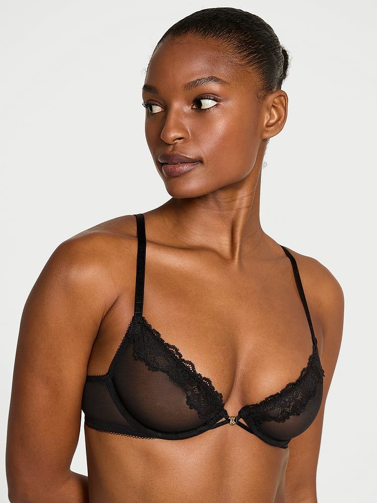 Very Sexy Biustonosz nieusztywniany Sheer Rose Demi