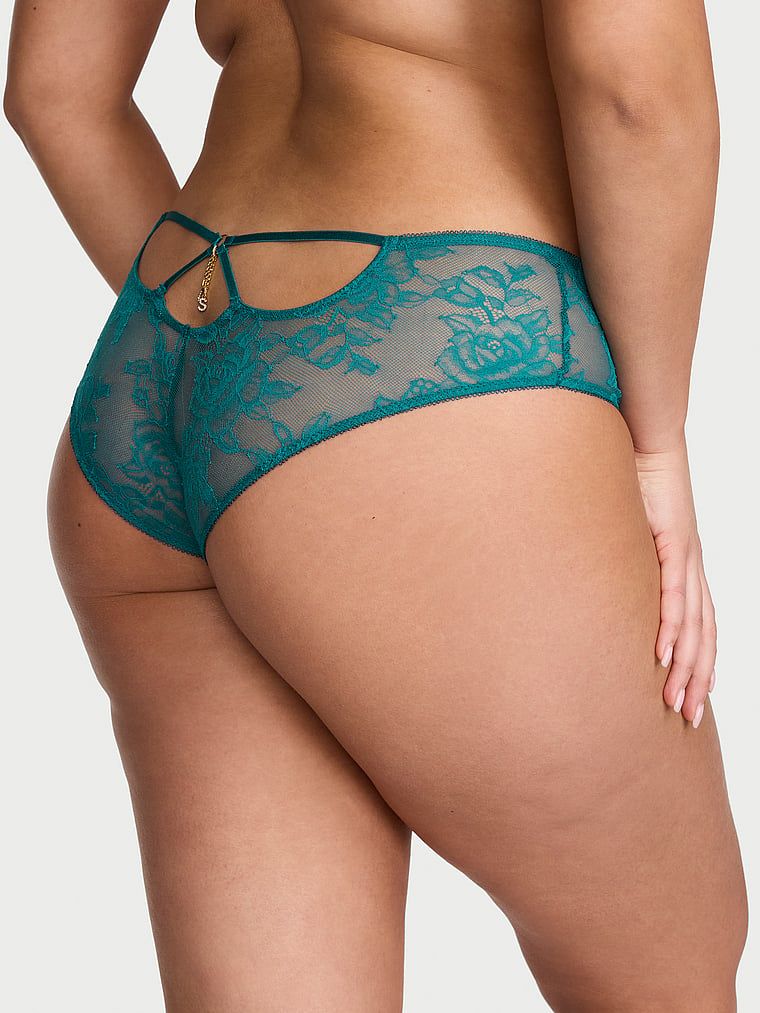 Very Sexy Majtki koronkowe z zawieszką z tyłu Hardware Cheeky