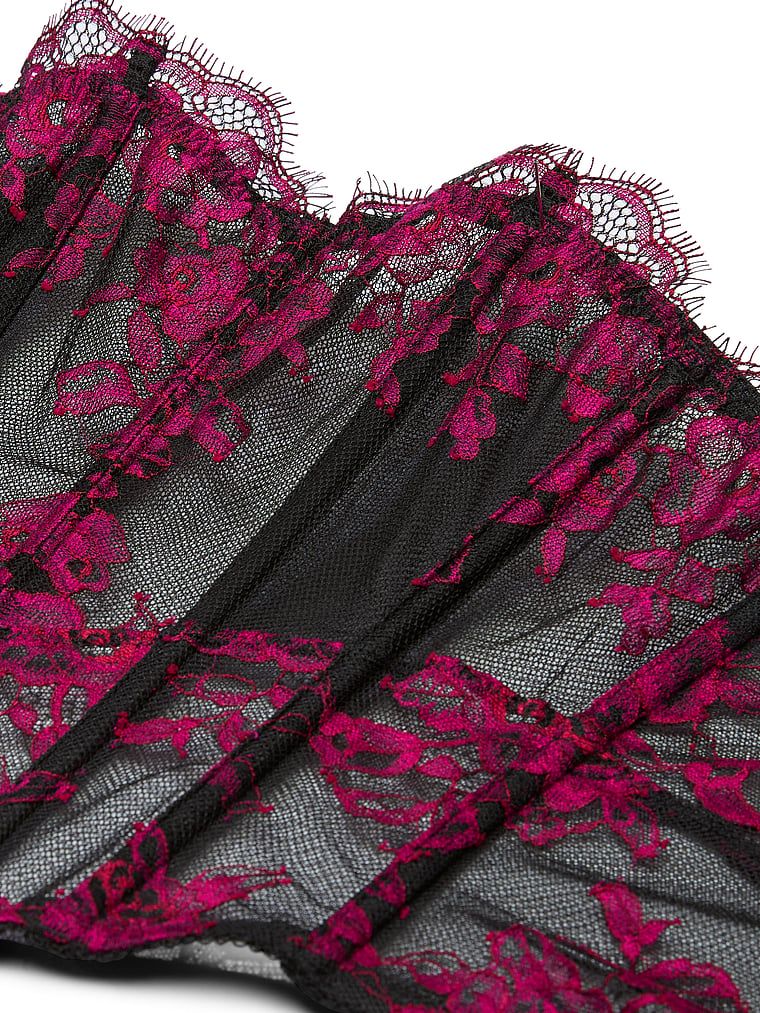 Top gorestowy Rose Lace. Produkt ma wzór kwiatowy i pochodzi z kolekcji Very Sexy. 