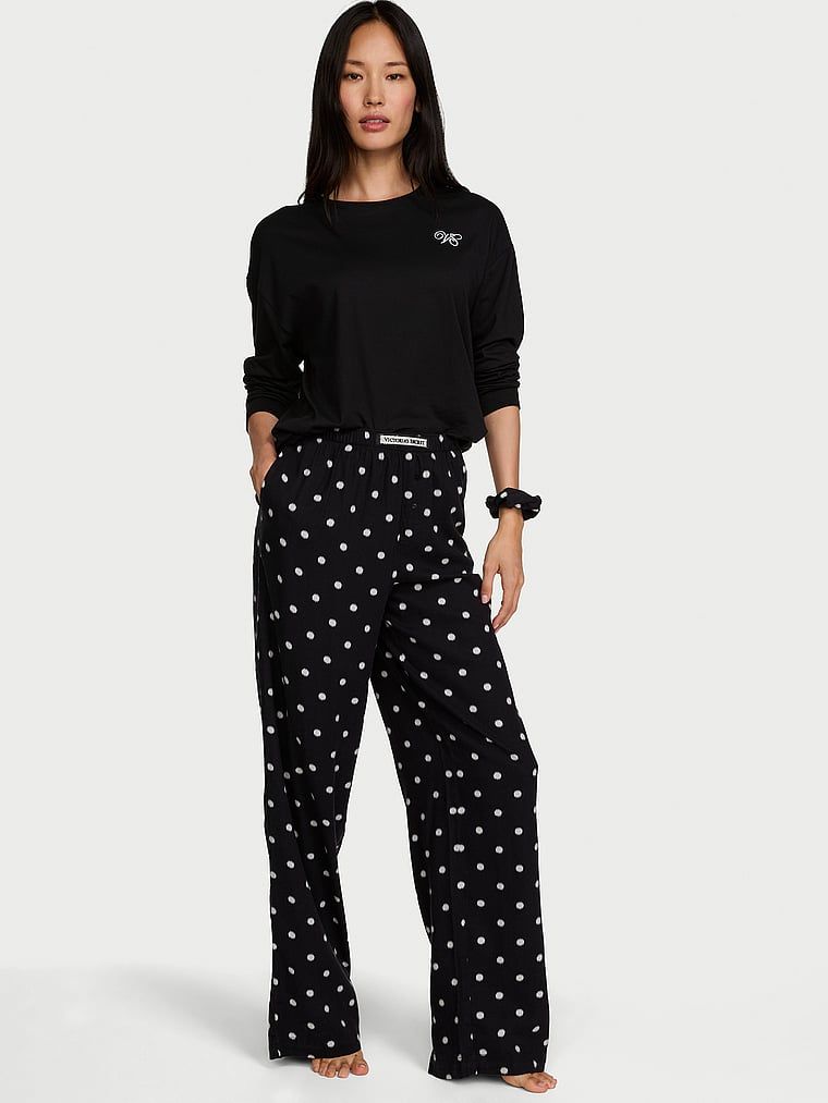 Victoria's Secret Piżama flanelowa długa Tee-Jama