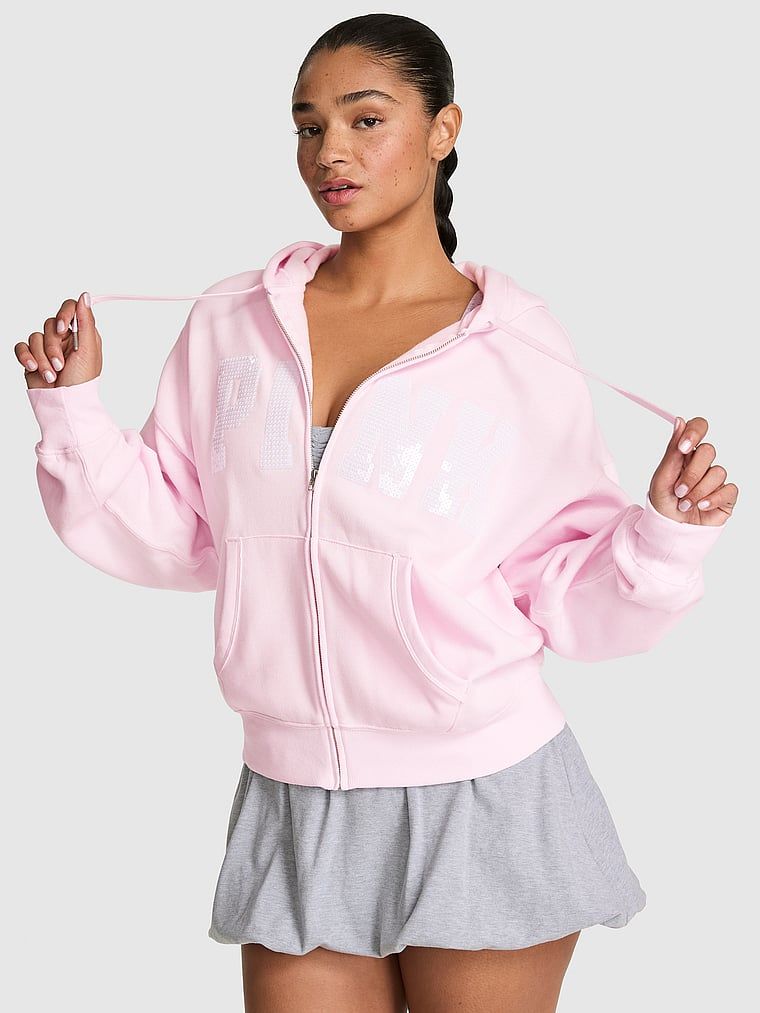 Rozpinana bluza z kapturem Campus Fleece