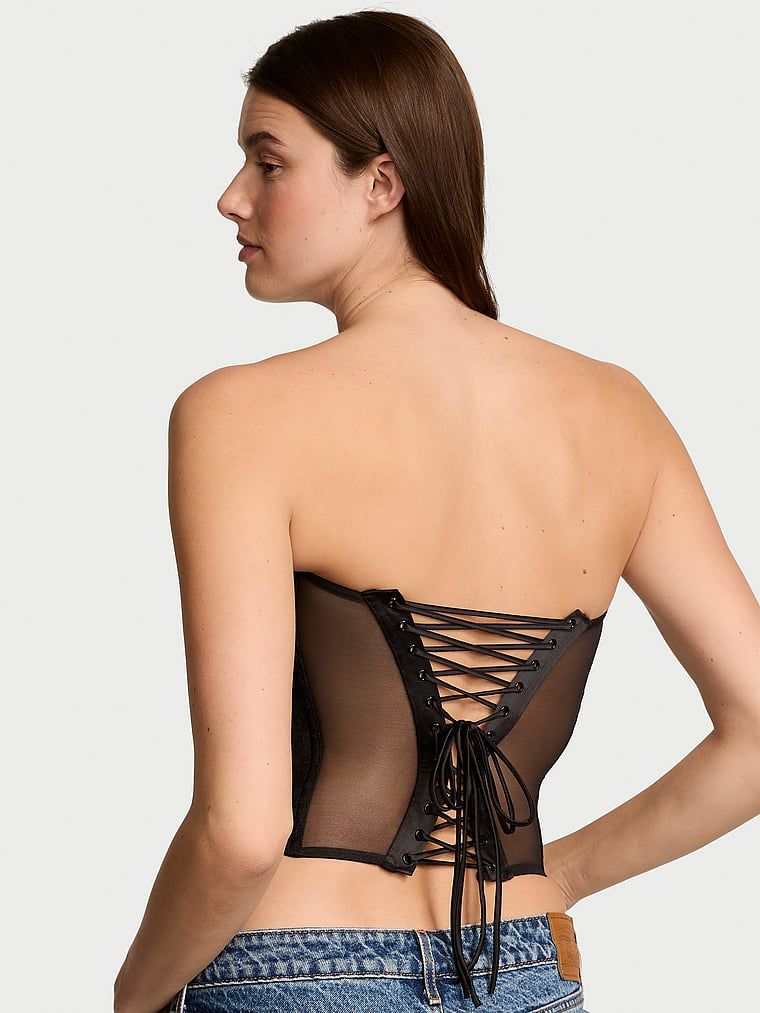 Top gorsetowy koronkowy Dare to Dream. Produkt ma kolor czarny i pochodzi z kolekcji Very Sexy. 