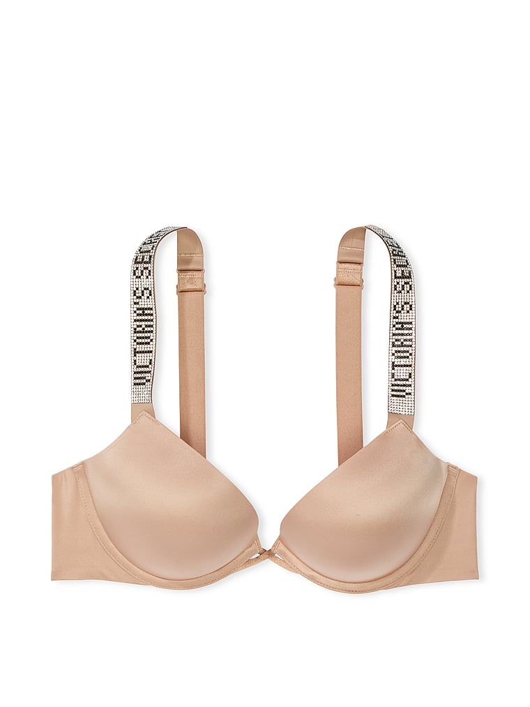 Very Sexy Biustonosz push-up powiększający o 2 rozmiary Bombshell Shine Strap