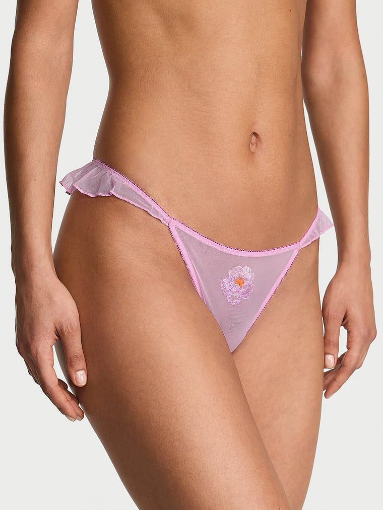 Dream Angels Stringi z haftem Watercolor Motif Flutter