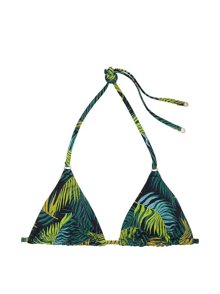 Góra od bikini Essential Triangle. Produkt jest wzorzysty i pochodzi z kolekcji Victoria's Secret Swim. 