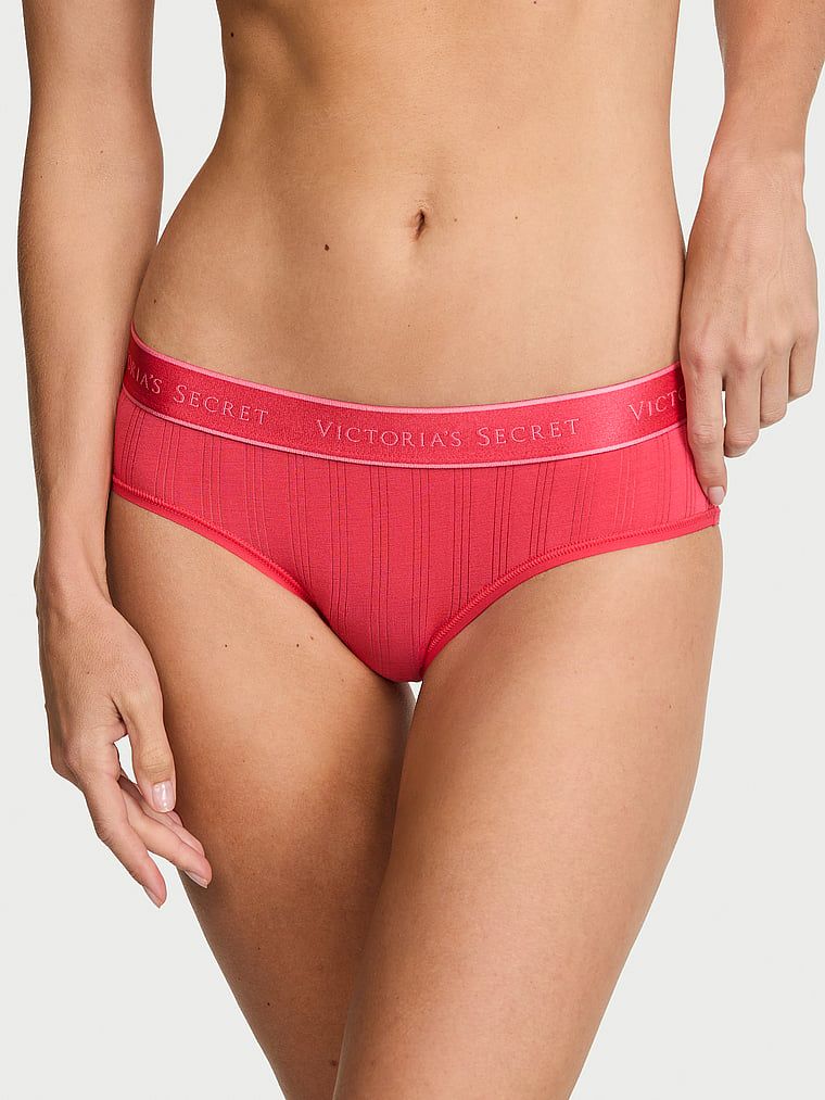 Cotton Majtki z modalu Ultra-Fine Logo Hiphugger