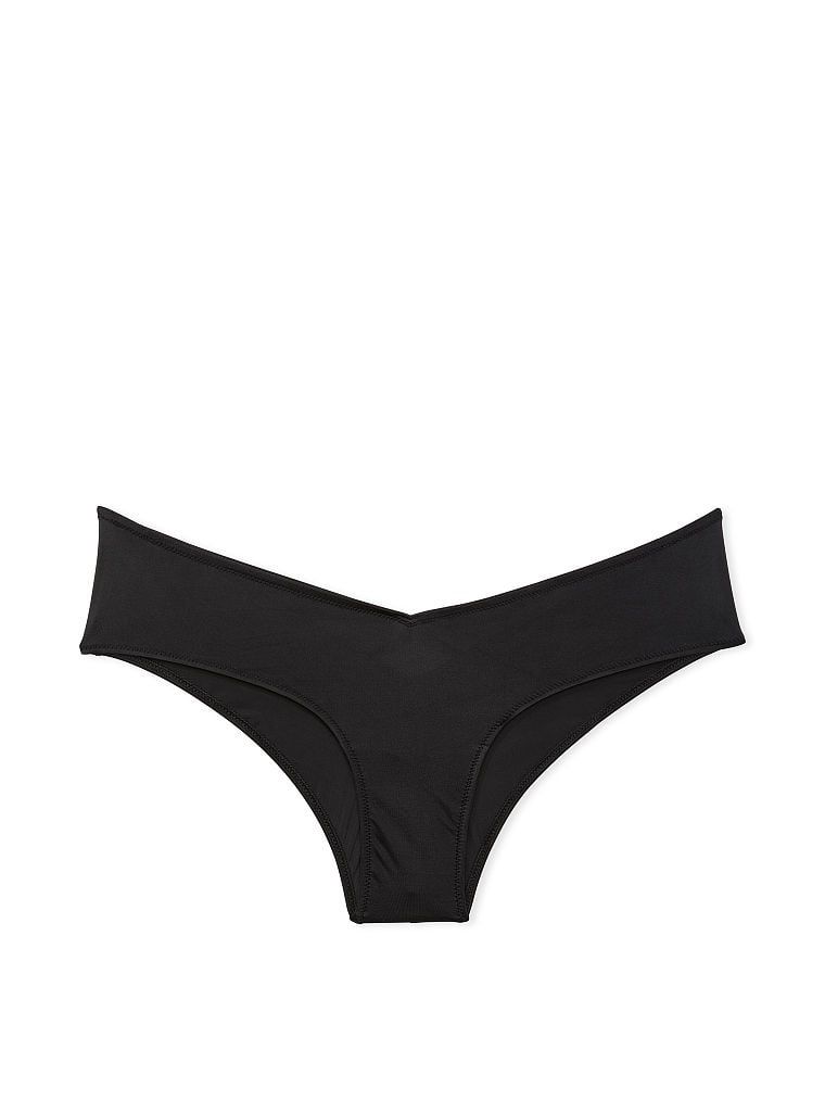 Majtki z paseczkami z tyłu i wysoko wyciętymi nogawkami Strappy-Back Cheeky. Produkt ma kolor czarny i pochodzi z kolekcji Very Sexy. 