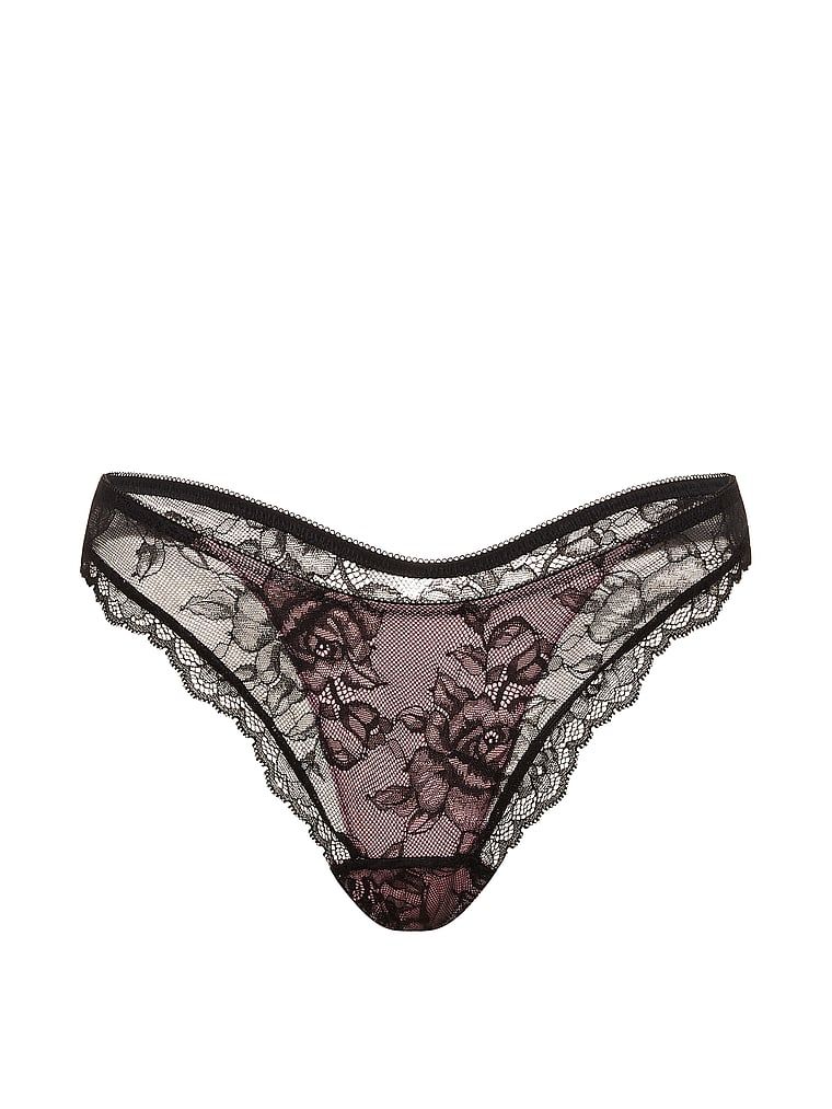 Stringi koronkowe Overlay. Produkt ma kolor różowy i pochodzi z kolekcji Very Sexy. 