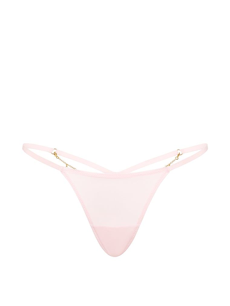 Stringi z łańcuszkiem z tyłu Charm. Produkt ma kolor różowy i pochodzi z kolekcji Very Sexy. 