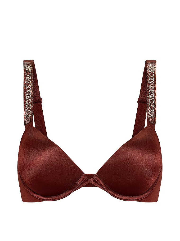 Biustonosz push-up Shine Strap. Produkt jest wzorzysty i pochodzi z kolekcji Very Sexy. 