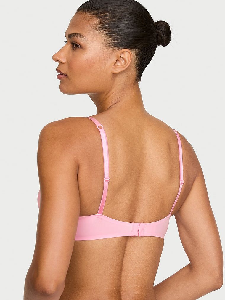 Biustonosz push-up powiększający o 2 rozmiary Bombshell Shine Bow. Produkt ma kolor różowy i pochodzi z kolekcji Very Sexy. 