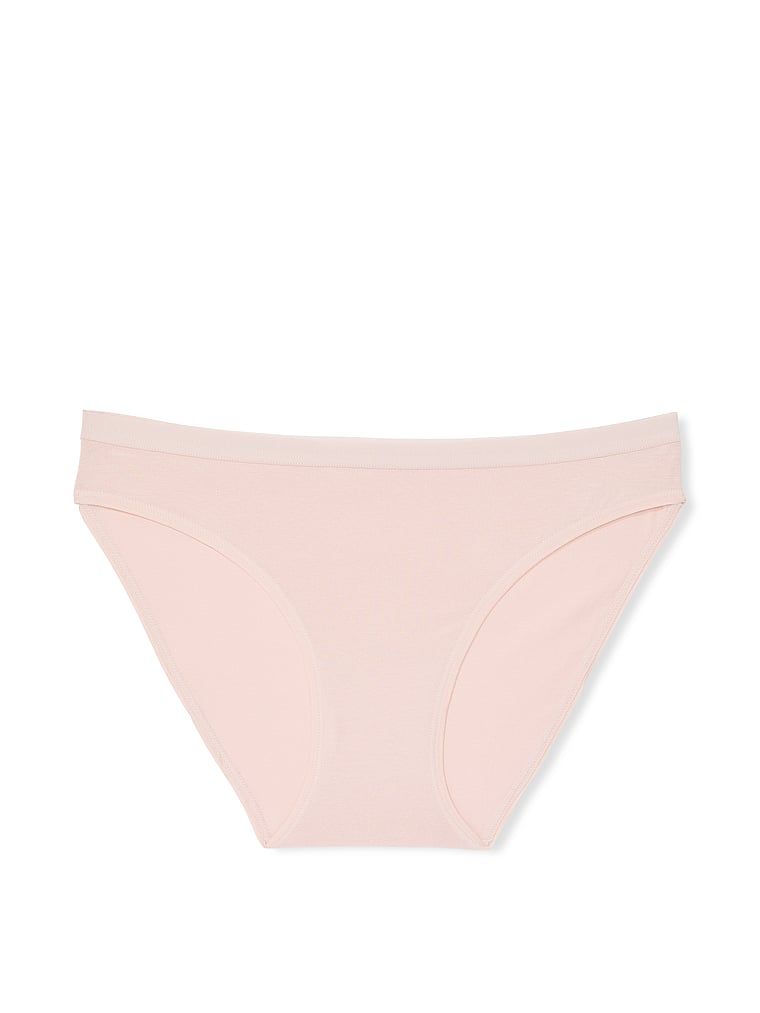 Majtki bawełniane Bikini. Produkt ma kolor beżowy i pochodzi z kolekcji Victoria's Secret. 