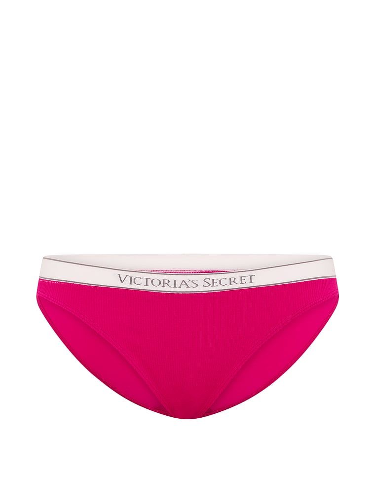 Majtki prążkowane z logo Seamless Rib Bikini. Produkt ma kolor wzorzysty i pochodzi z kolekcji Seamless. 