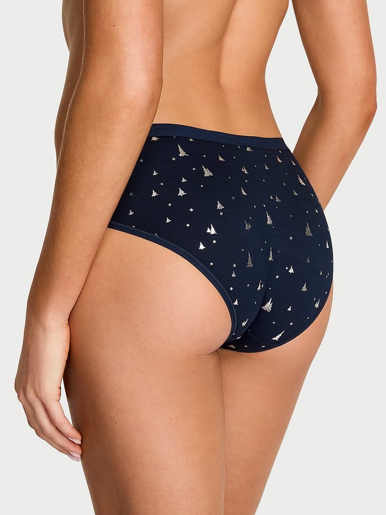 Majtki bawełniane Hiphugger. Produkt jest wzorzysty i pochodzi z kolekcji Victoria's Secret. 