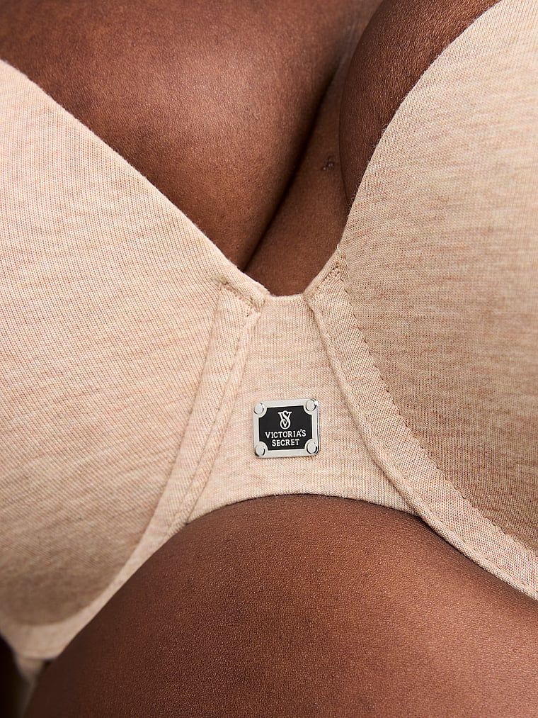 T-shirt Biustonosz push-up bawełniany Logo Hardware Perfect Shape