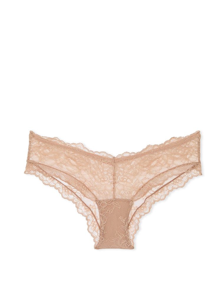 Very Sexy Majtki koronkowe z wysoko wyciętymi nogawkami Rose Lace Cheeky