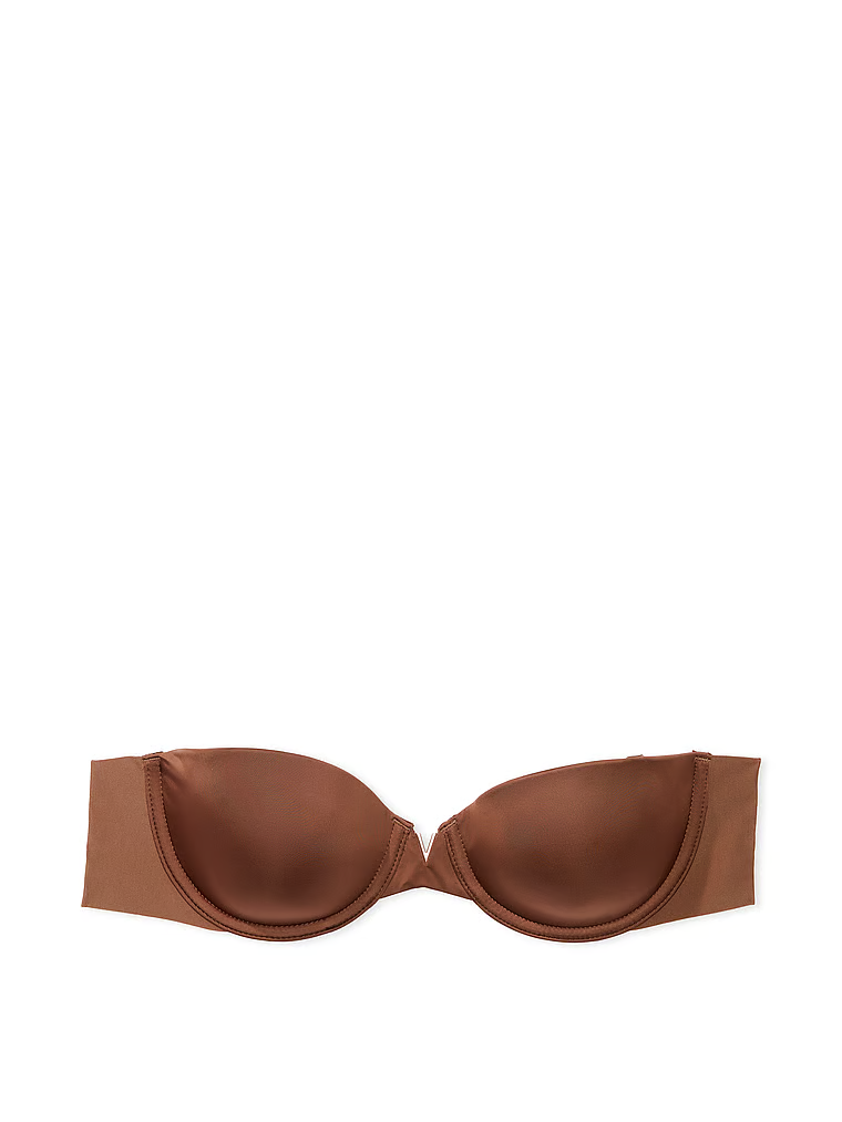 Victoria's Secret Bare Biustonosz lekko usztywniany bez ramiączek Strapless
