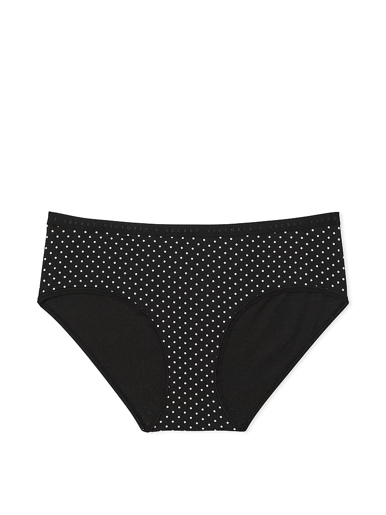 Majtki bawełniane Stretch Cotton Hiphugger. Produkt jest wzorzysty i pochodzi z kolekcji Victoria's Secret. 